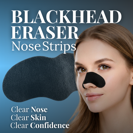 BLACKHEAD ERASER NOSE STRIPS: Remove Blackheads, Absorb Oil & Clean Pores